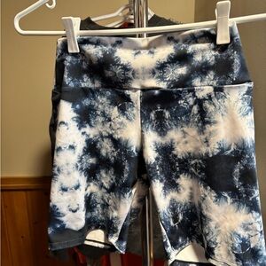 Freedom Rave Wear Blackberry Tie-Dye Women's Bike Shorts